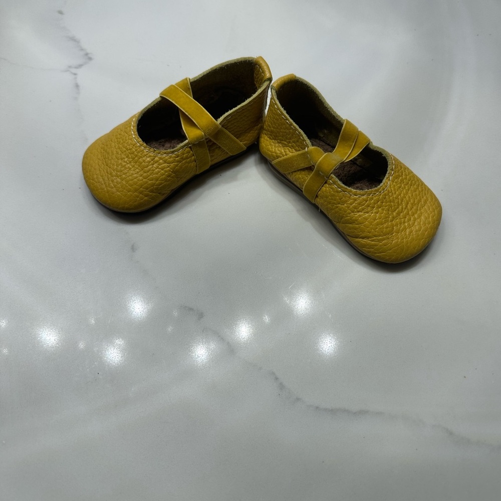 Yellow Freshly Picked Flats Size 3